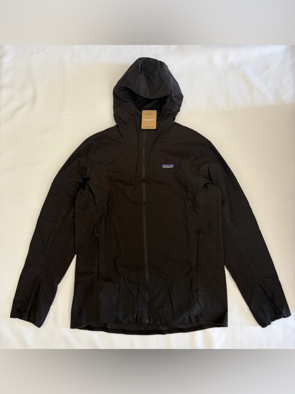 Patagonia Nano Air Light Hybrid Hoody Men's Size L Full-Zip NWT Black